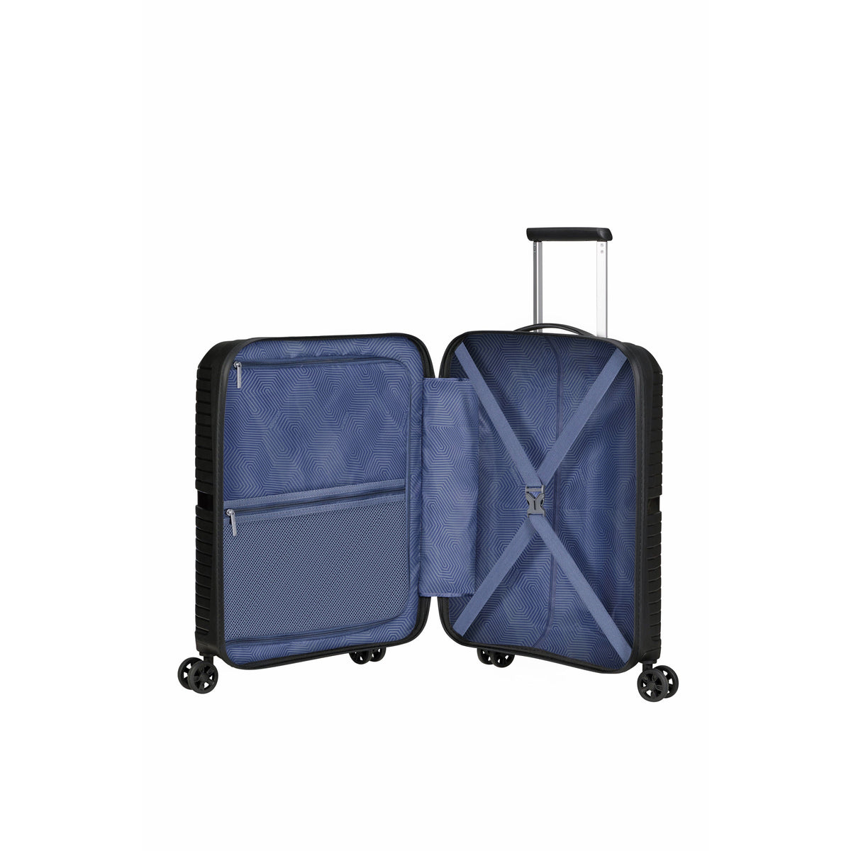 American Tourister Airconic Spinner Frontload Carry-On™ in the color Onyx Black.