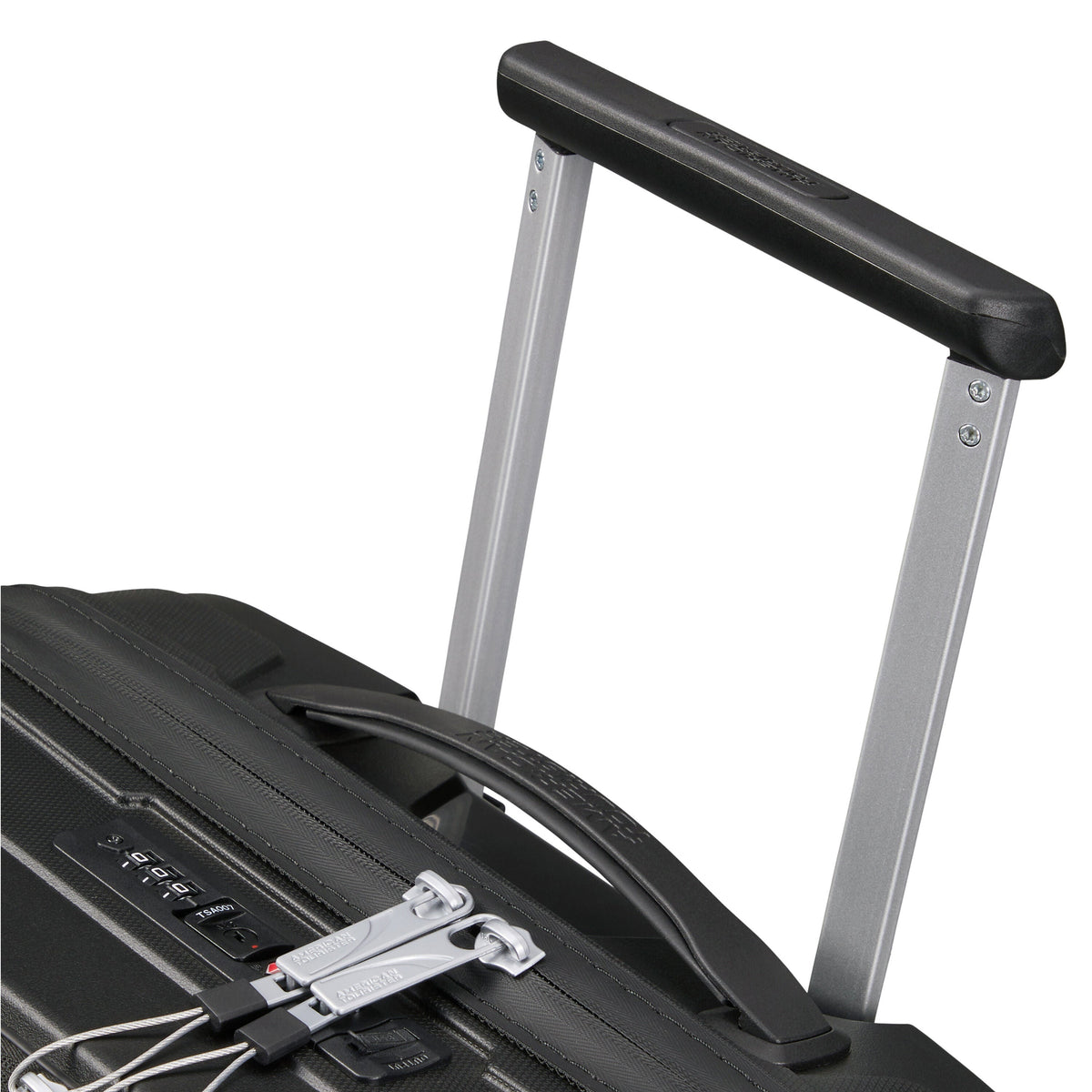 American Tourister Airconic Spinner Frontload Carry-On™ in the color Onyx Black.