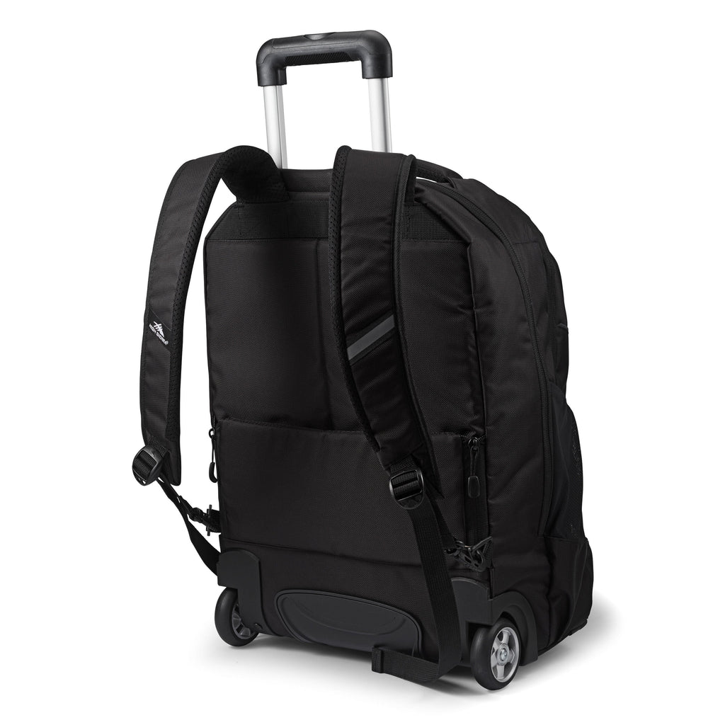 High Sierra BTS Powerglide Pro Wheeled Backpack in the color Black.