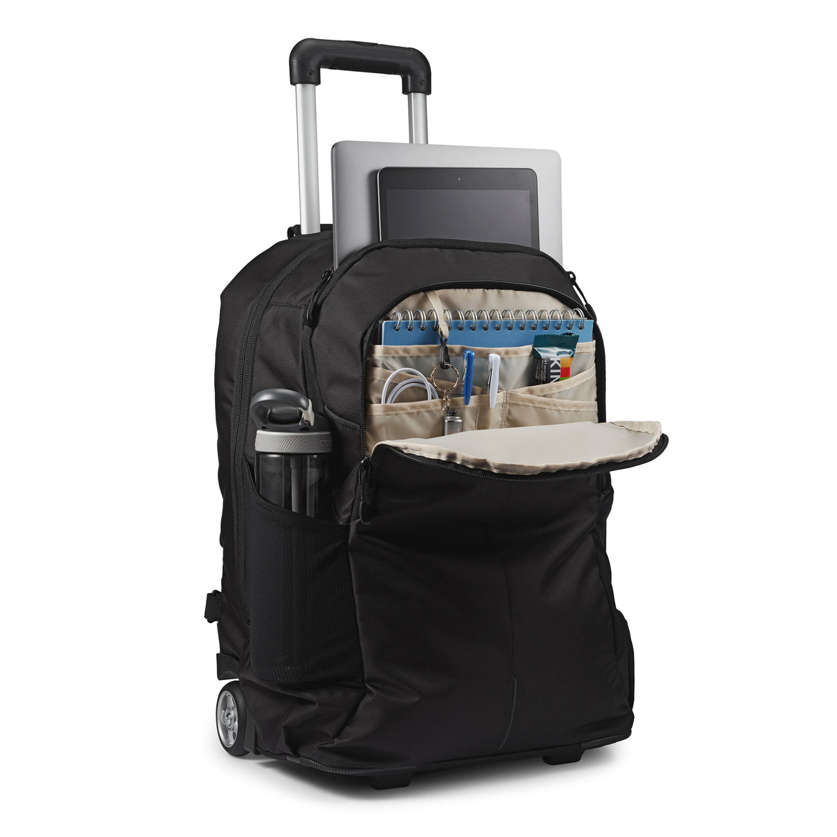 High Sierra BTS Powerglide Pro Wheeled Backpack in the color Black.