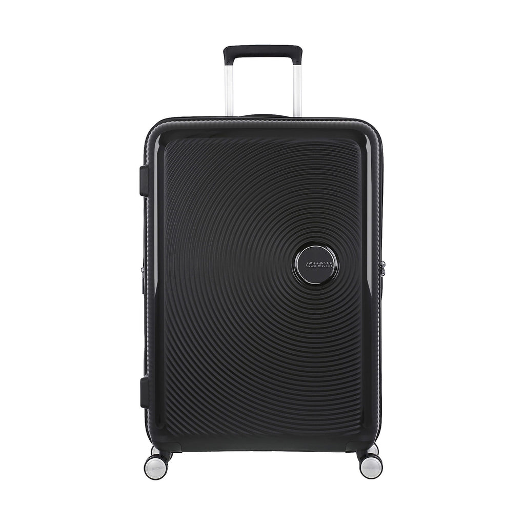 American Tourister Curio 3 Piece Set in the color Bass Black.