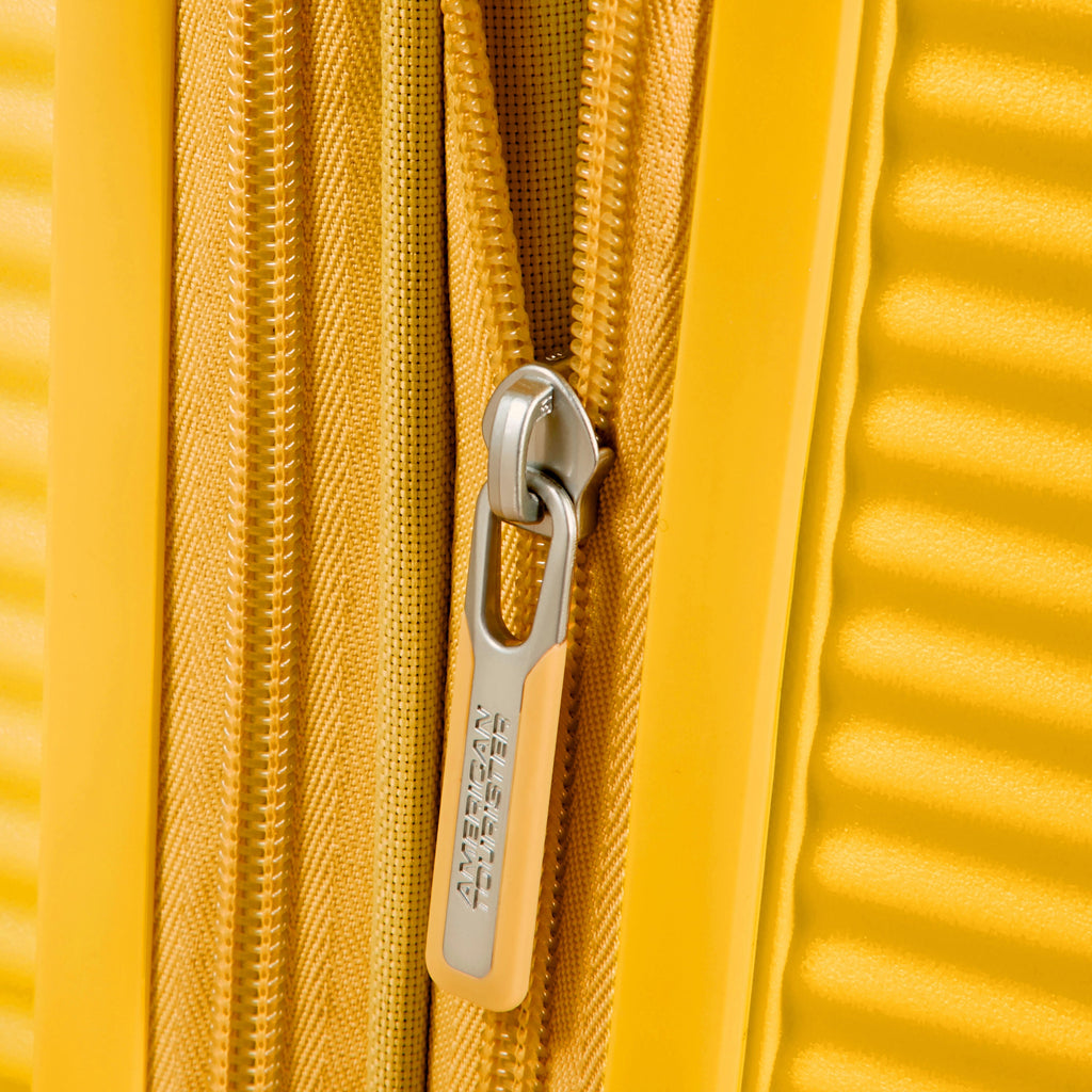 American Tourister Curio 3 Piece Set in the color Golden Yellow.