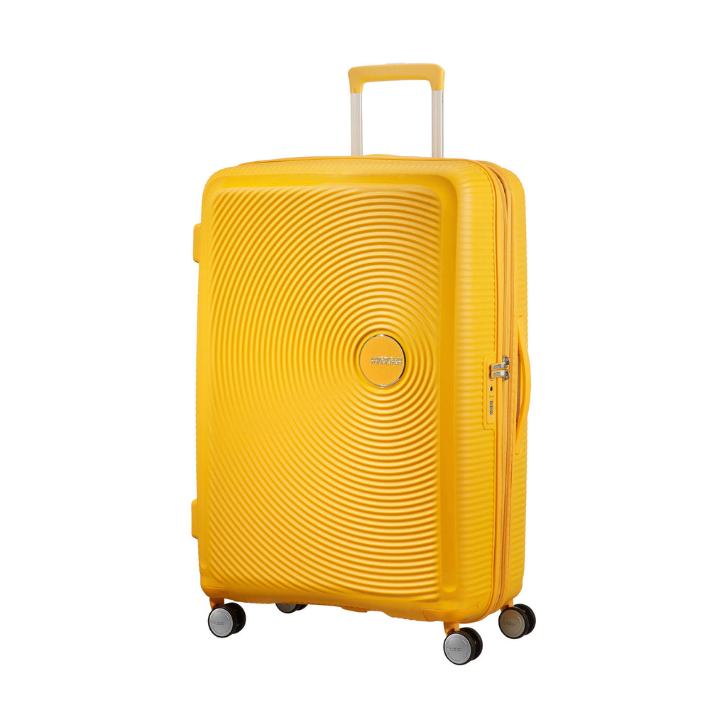 American Tourister Curio 3 Piece Set in the color Golden Yellow.