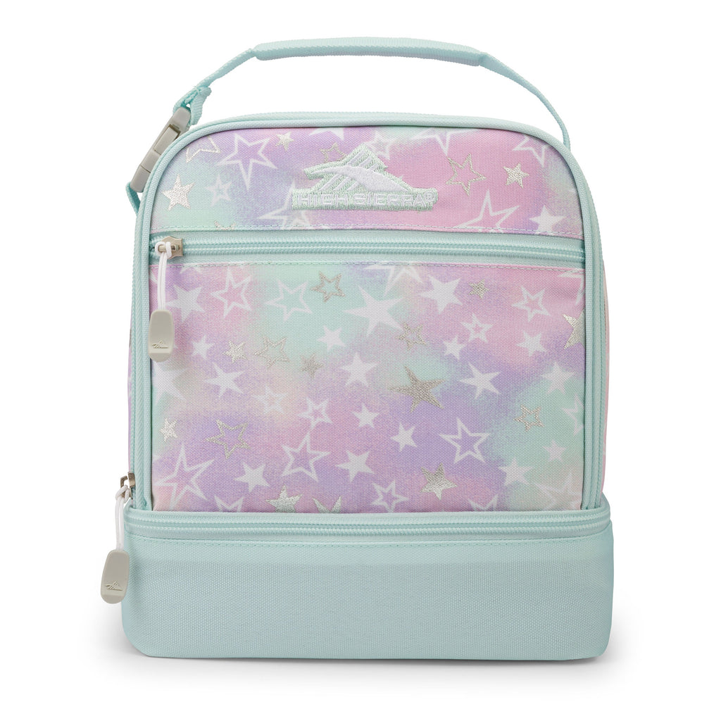 High Sierra Lunch Bags Stacked Compartment Lunch Kit in the color Foil Stars.