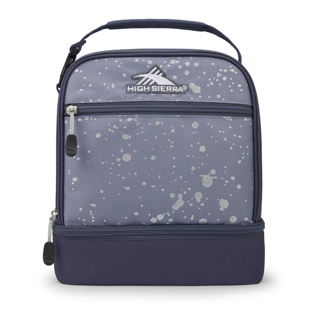 High Sierra Lunch Bags Stacked Compartment Lunch Kit in the color Metallic Splatter.
