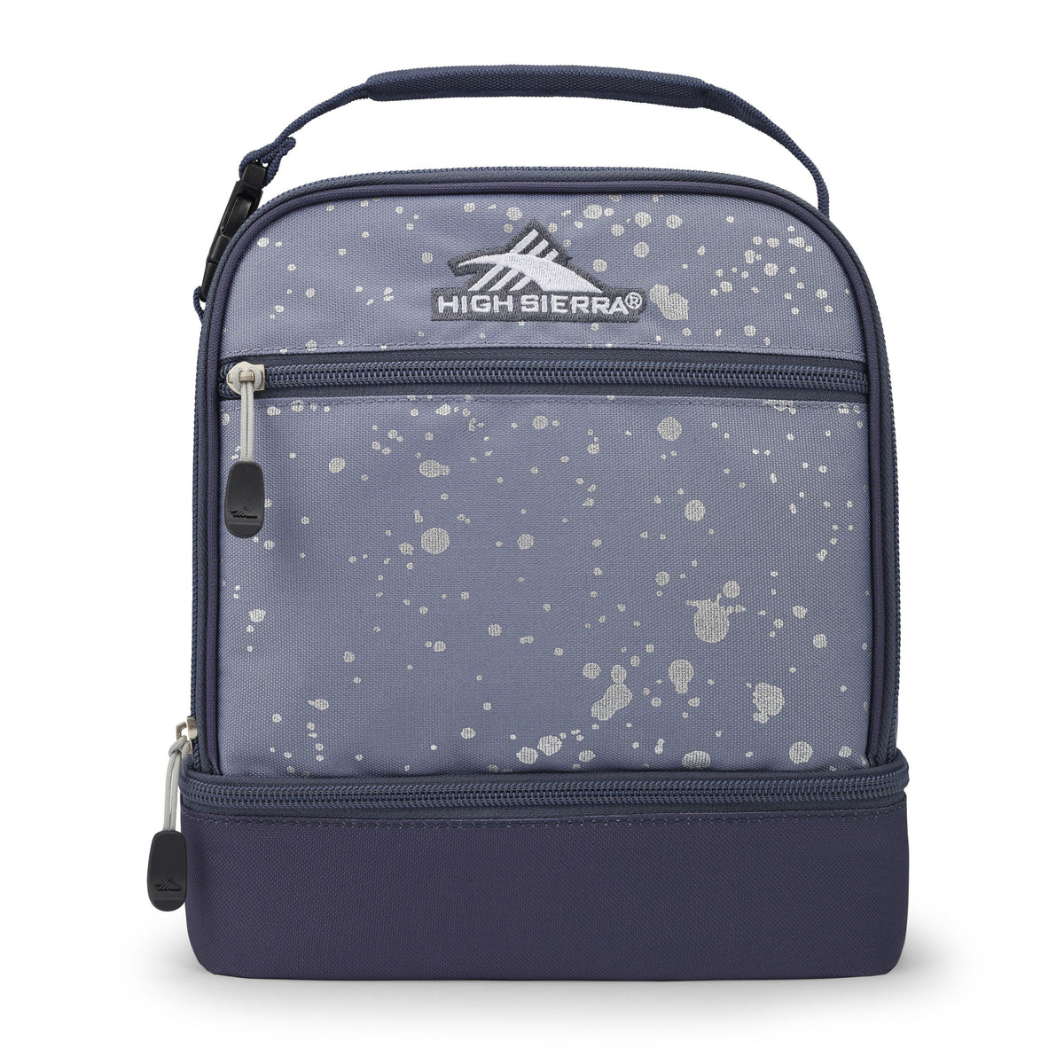 High Sierra Lunch Bags Stacked Compartment Lunch Kit in the color Metallic Splatter.