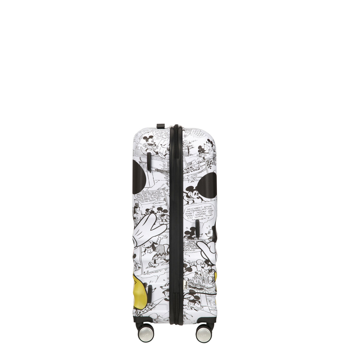 American Tourister Disney Wavebreaker Spinner Medium in the color Minnie Comics White.