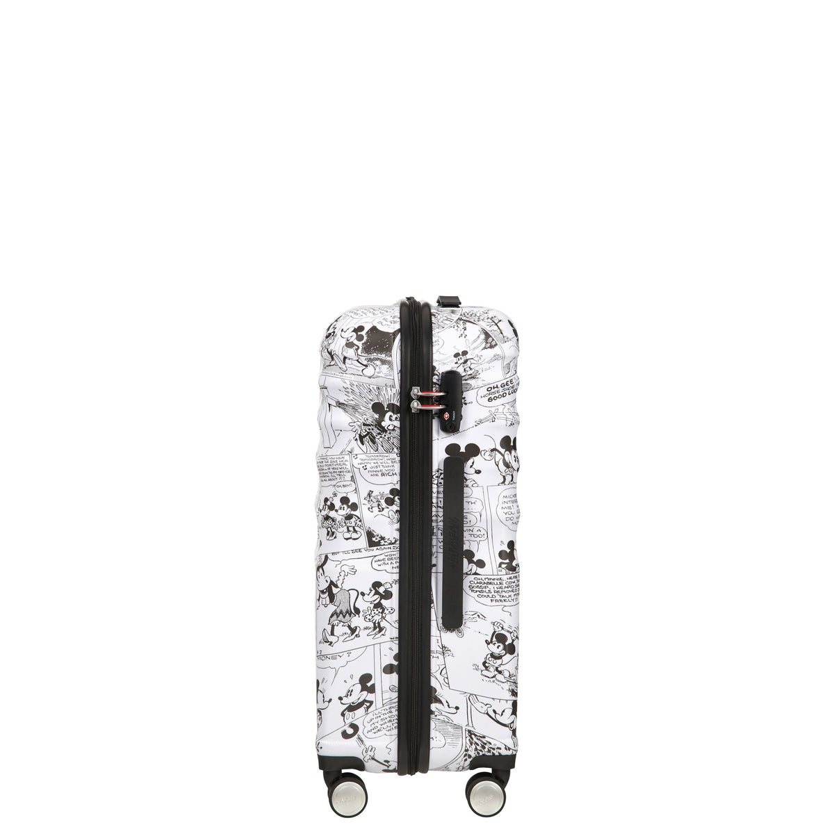 American Tourister Disney Wavebreaker Spinner Medium in the color Minnie Comics White.