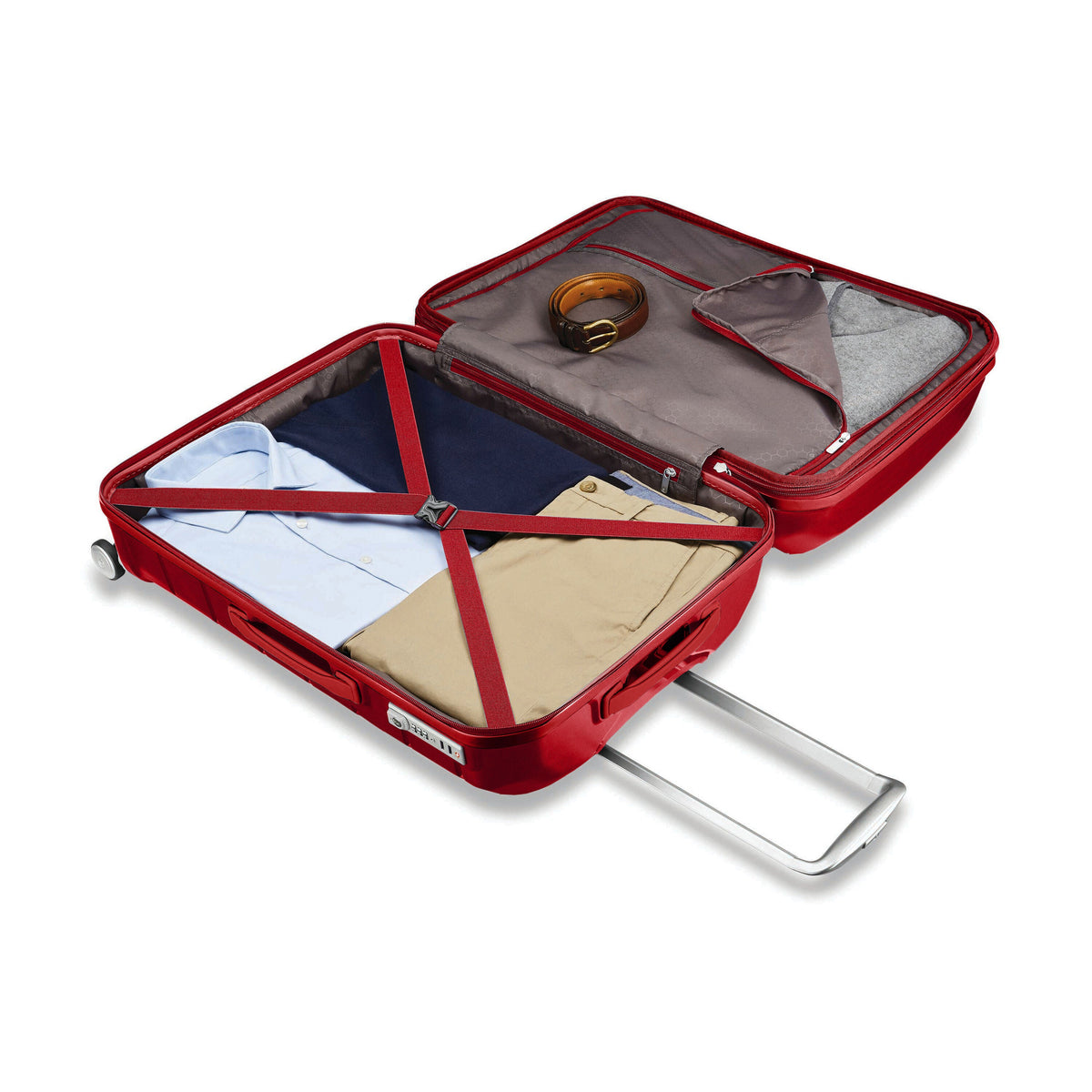 Samsonite Freeform™ 3 Piece Set (CO/M/L) in the color Red.