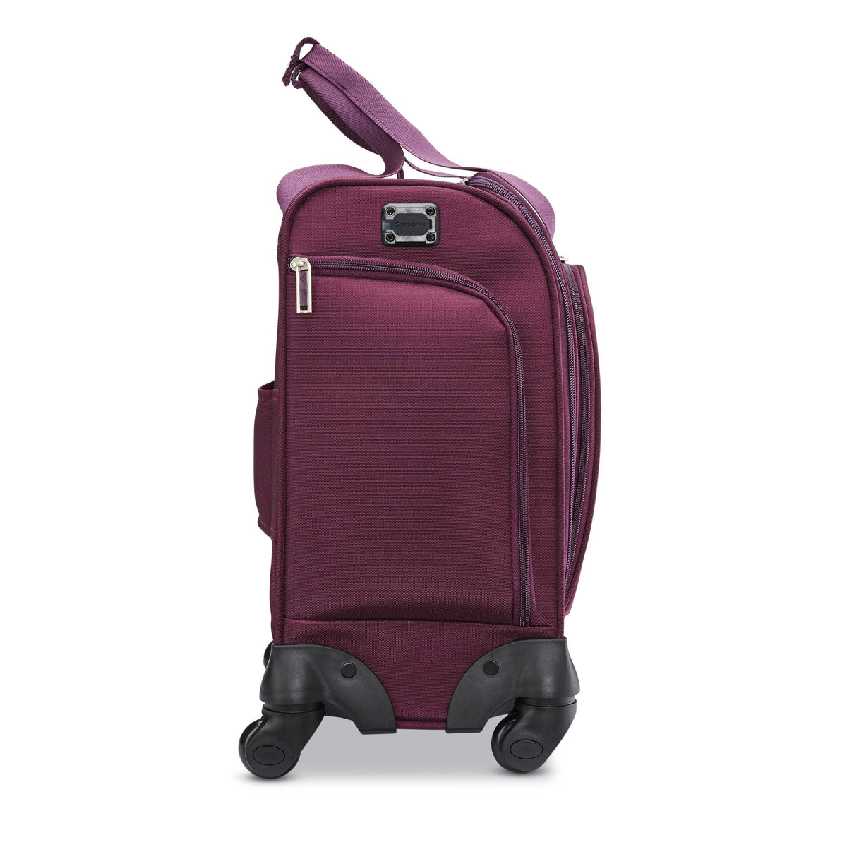 Samsonite Spinner Underseater w/ USB Port in the color Purple.
